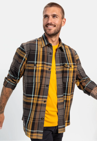 Мужская рубашка Camel Active Shirt 409117-4S17, желтая