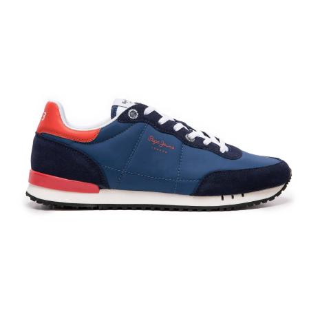 Мужские кроссовки Pepe Jeans London TINKER BASIC NYLON PMS30505, синие