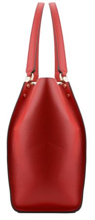 Женская сумка шоппер Maison Pourchet Hebdo 77032, красная