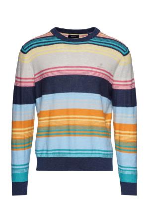 COTTON LINEN STRIPED C-NECK 8050142