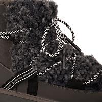 Sheepskin Fashion Blurred Teddy W13196 - Женские снегоходы EMU Australia, серые