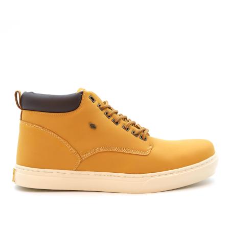 Мужские высокие кеды British Knights WOOD B52-3626-01, желтые