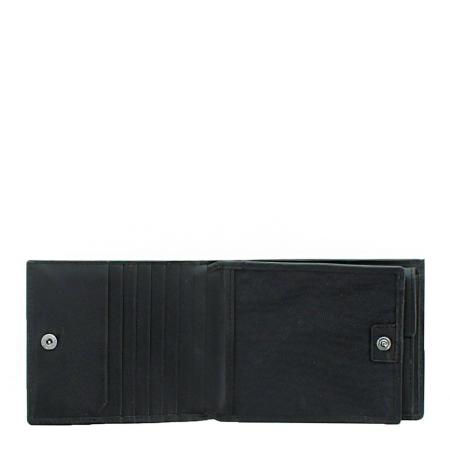 Мужской кошелек Braun Buffel LIVORNO Coin Wallet 12CS 67135, черный