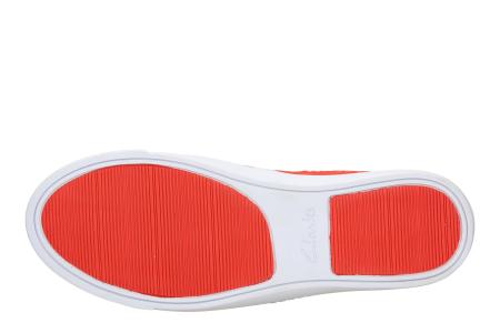 Женские слипоны Clarks Glove Puppet 26142121, оранжевые