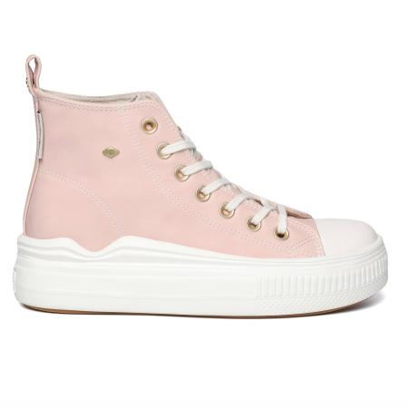 Женские высокие кеды British Knights KAYA FLOW MID B52-3729-02, розовые