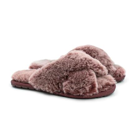 Женские тапочки EMU Australia Mayberry Frost W12013, бордовые