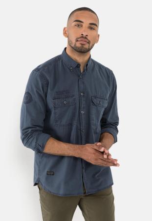 Мужская рубашка Camel Active Longsleeve Shirt 409118-8S18, синяя