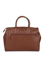 LEATHER HAND BAG RF43093 - Женская сумка Royalfinch, коричневая
