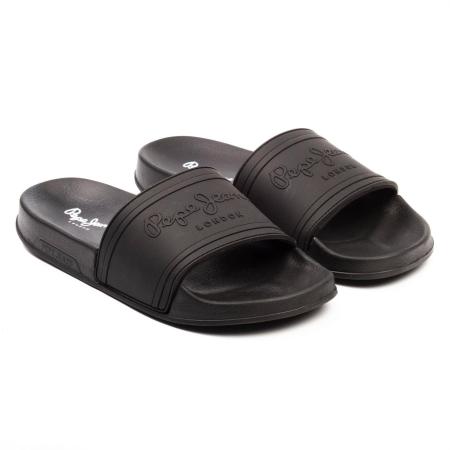 Женские сланцы Pepe Jeans London SLIDER UNISEX PLS70081, черные