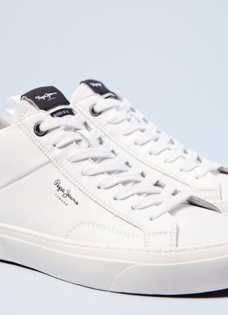 Мужские высокие кеды Pepe Jeans London YOGI ORIGINAL BOOT PMS30789, белые