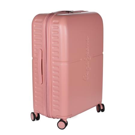 Троллей-кейс Pepe Jeans Bags ABS SUITCASE 55CM 4W PJL HIGHLIGHT 76891, розовый