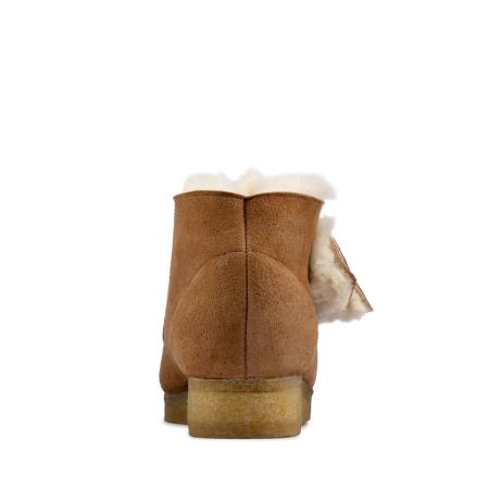 Женские ботинки Clarks Wallabee Boot. 26162498, коричневые Женские ботинки Clarks Wallabee Boot. 26162498, коричневые