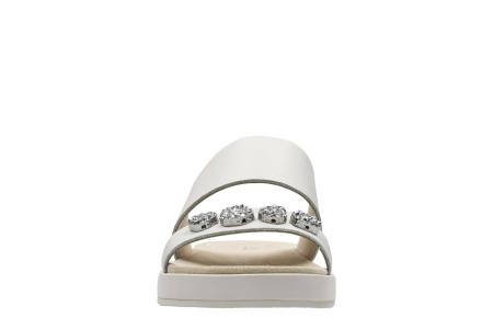 Женские сандалии Clarks Botanic Lily 26131962, белые Женские сандалии Clarks Botanic Lily 26131962, белые