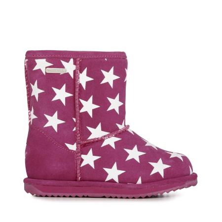 Детские сапоги EMU Australia Starry Night Brumby K12166, фуксия