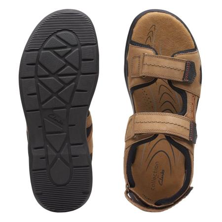 Мужские сандалии Clarks Hapsford Trail 26158088, коричневые