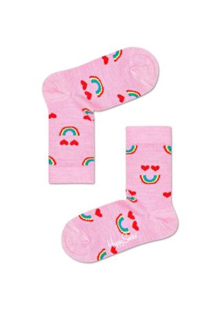 Kids Wool Happy Rainbow Sock KWHRB22