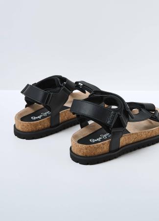 Мужские сандалии Pepe Jeans London URBAN SANDAL CORK PMS90094, черные