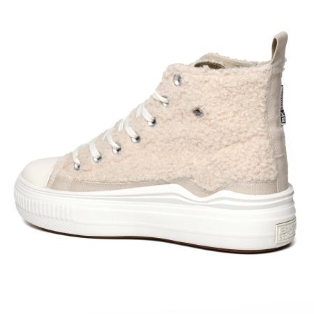 Женские высокие кеды British Knights KAYA FLOW MID B52-3732-01, бежевые
