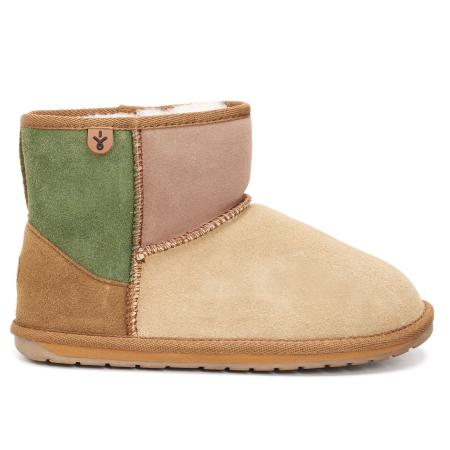 Детские угги EMU Australia Wallaby Mini Patchwork K13105, бежевые