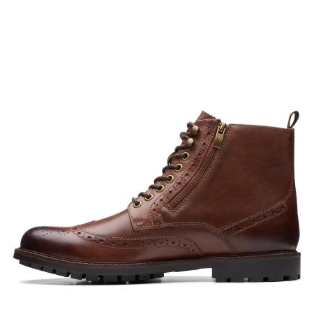 Мужские высокие ботинки Clarks Bowzer Hi 26162802, коричневые Мужские высокие ботинки Clarks Bowzer Hi 26162802, коричневые