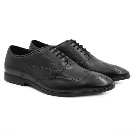 Мужские оксфорды брогированные Clarks Bampton Rhodes 26152111, черные Мужские оксфорды брогированные Clarks Bampton Rhodes 26152111, черные