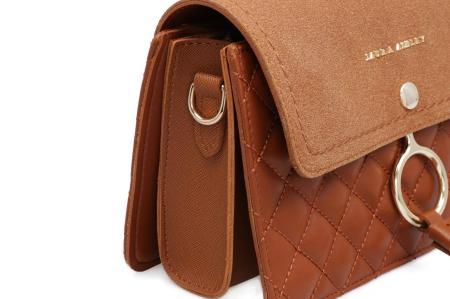 Женская сумка кросс-боди Laura Ashley Monza 651LAS1539, коричневая
