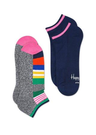 2-Pack Athletic Stripe Low Sock ATMST02 2-Pack Athletic Stripe Low Sock ATMST02