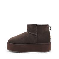Stingers Stinger Micro Flatform W13082 - Женские угги EMU Australia, коричневые Stingers Stinger Micro Flatform W13082 - Женские угги EMU Australia, коричневые