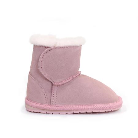 Детские ботинки из овчины (угги) EMU Australia Toddle B10737, розовые