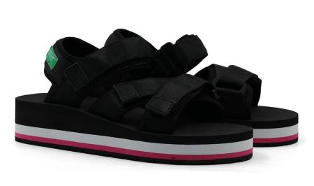 Женские сандалии United Colors of Benetton FROCK HIGH BTW119500, черные