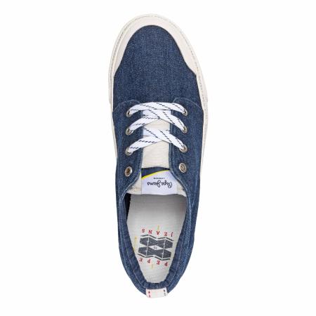 Мужские кеды Pepe Jeans London TRAVELLER DENIM PMS30540, синие