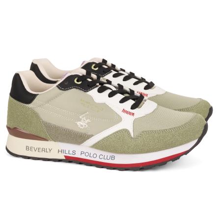 Мужские кроссовки Beverly Hills Polo Club KING POWER MIX BHM513105, зеленые