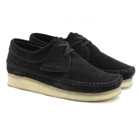 Женские топсайдеры Clarks Weaver. 26134198, черные Женские топсайдеры Clarks Weaver. 26134198, черные