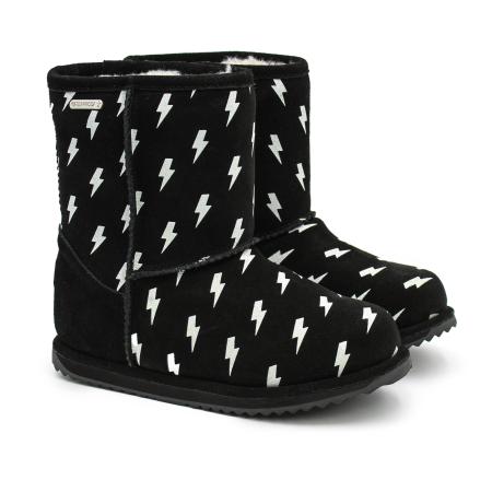 Детские сапоги EMU Australia Lightning Bolt Brumby K12102, черные
