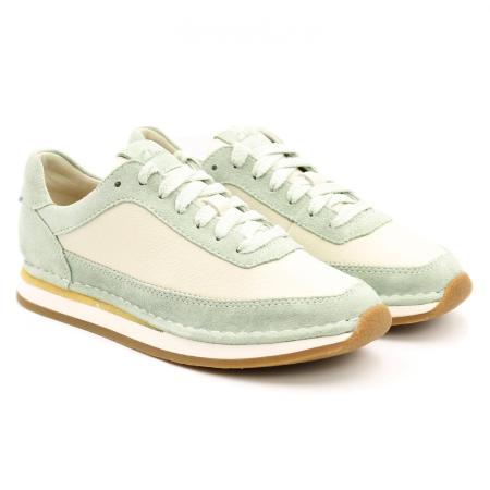 Женские кроссовки Clarks CraftRun Lace 26159550, зеленые