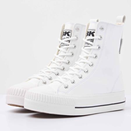 Женские высокие кеды British Knights KAYA HIGH B48-3722-01, белые