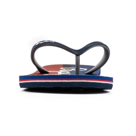 Мужские вьетнамки Pepe Jeans London HAWI WATERCOLOR PMS70087, синие Мужские вьетнамки Pepe Jeans London HAWI WATERCOLOR PMS70087, синие