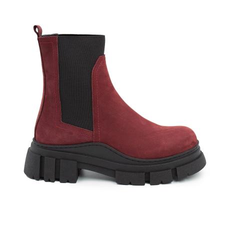 Женские челси Bugatti 44412055-1400, бордовые