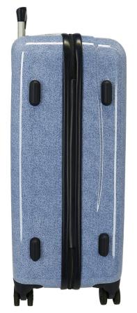 Троллей-кейс Pepe Jeans Bags ABS SUITCASE 68CM.4W.PJL DIGITAL 71818, синий