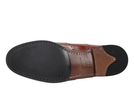 Мужские оксфорды брогированные Clarks Edward Walk 26139539, коричневые Мужские оксфорды брогированные Clarks Edward Walk 26139539, коричневые