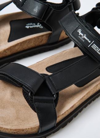 Мужские сандалии Pepe Jeans London URBAN SANDAL CORK PMS90094, черные