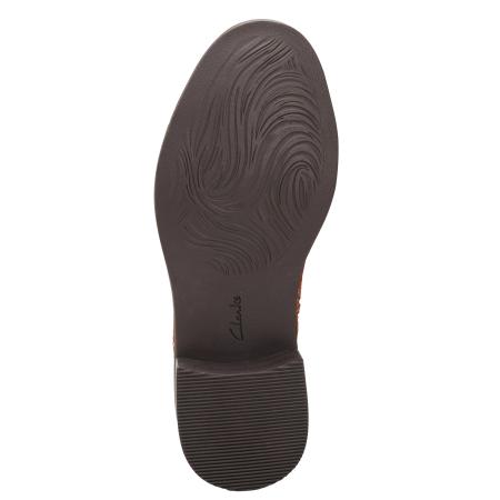 Женские полусапоги Clarks Maye Zip 26168048, коричневые