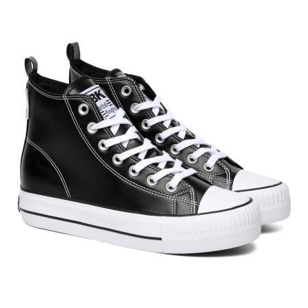 Женские высокие кеды British Knights KAYA MID B49-3736-02, черные
