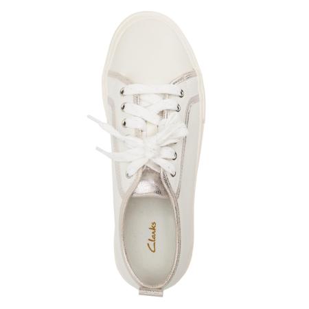 Женские кеды Clarks Roxby Lace 26169935, белые