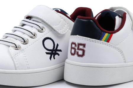 Детские кеды United Colors of Benetton Cupsole BTK124000, белые
