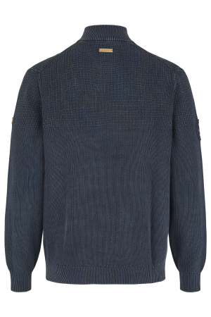Мужской джемпер Camel Active Knit 1/1 Troyer 409585-8K12, синий