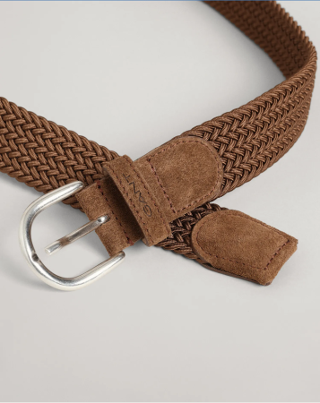 Женский ремень Gant ELASTIC BRAID BELT 4940141, коричневый