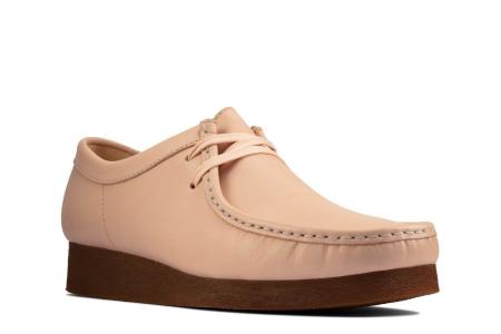 Женские полуботинки Clarks Wallabee 2 26159488, розовые Женские полуботинки Clarks Wallabee 2 26159488, розовые