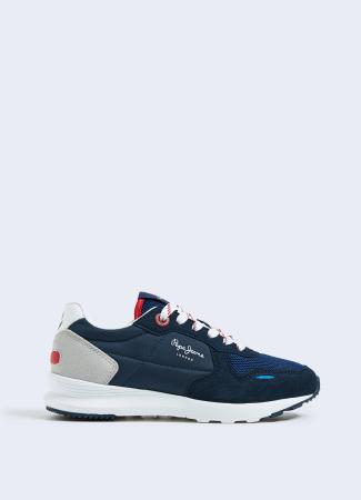 Детские кроссовки Pepe Jeans London YORK BASIC BOY SS22 PBS30515, синие