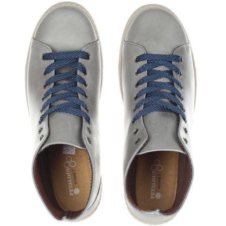 Мужские высокие кеды Petalous BOTA BASKET NOBUCK PEHON28, серые